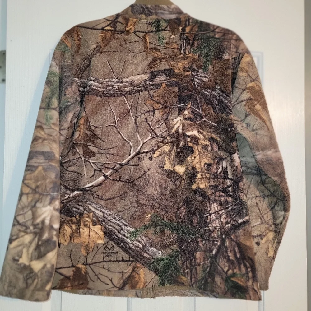 Realtree Brown and Green Camouflage Kids Jacket